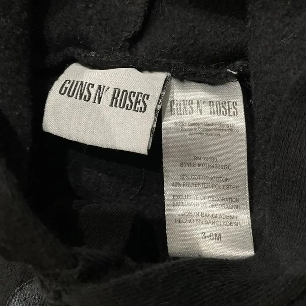Guns n roses black hoodie